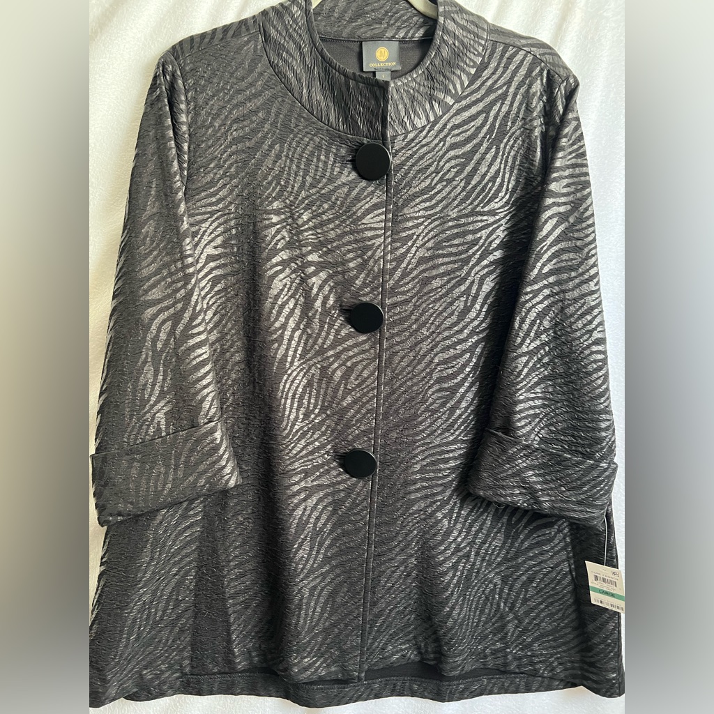 Black Patterned Jacket